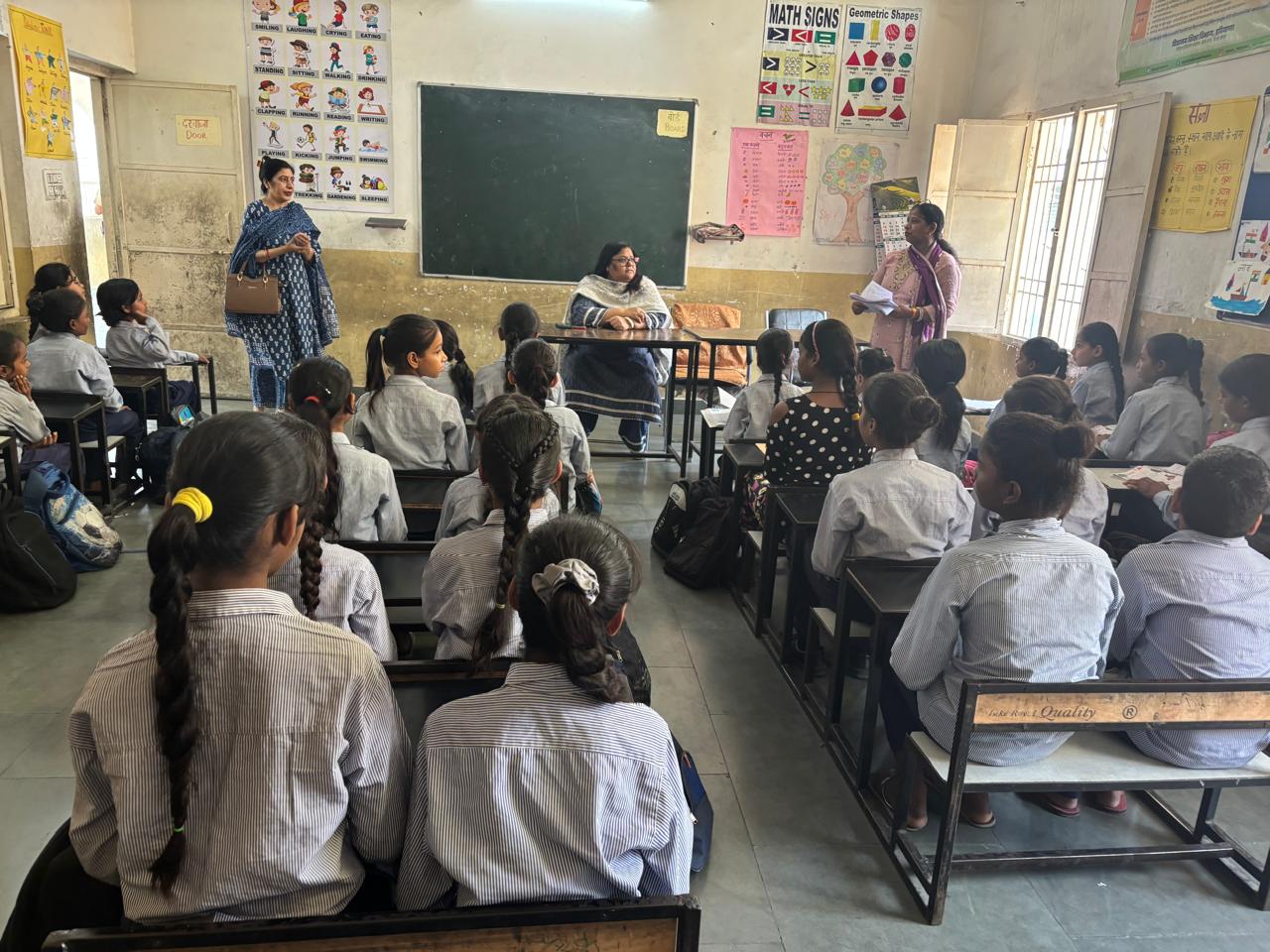 बच्चों को पोक्सो एक्ट एवं कानूनी अधिकारों के प्रति किया जागरूक से संबंधित हरियाणा सरकार की आधिकारिक तस्वीर