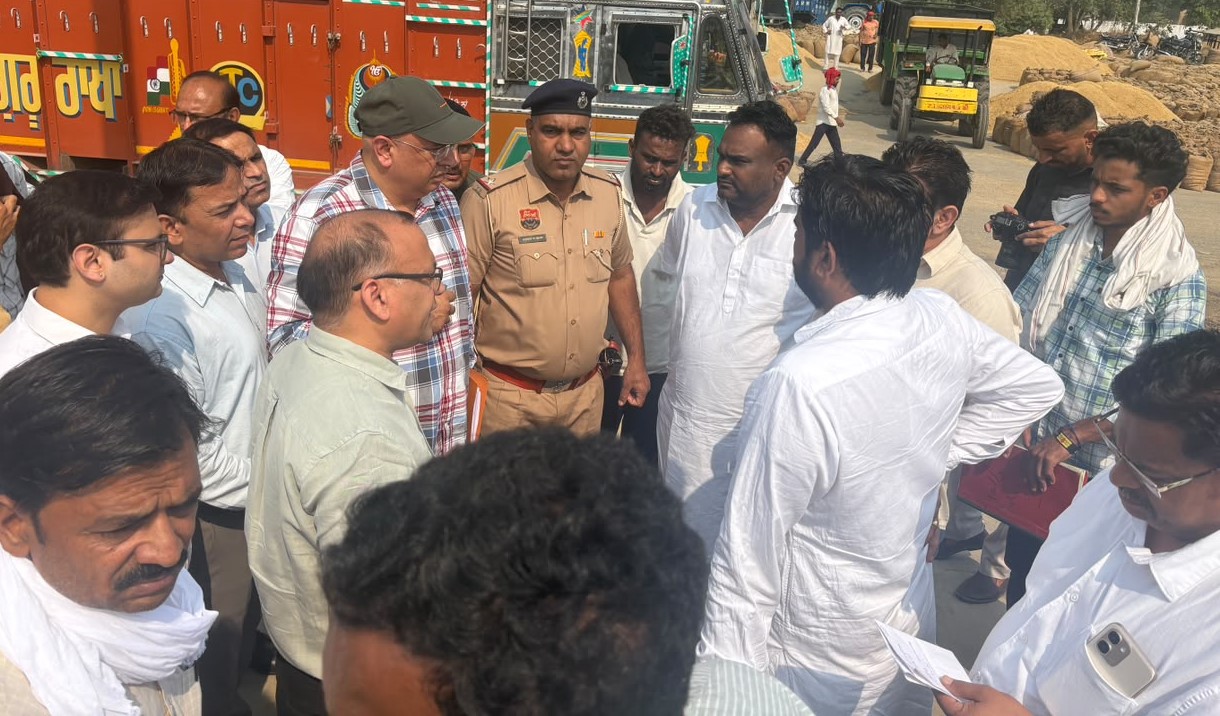 धान उठान में तेजी लाएं खरीद एजेंसियां, मंडियों में जाम की स्थिति न बनने दें: डीसी डॉ. विवेक भारती से संबंधित हरियाणा सरकार की आधिकारिक तस्वीर